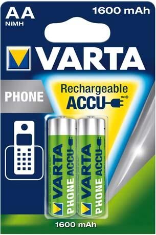 VARTA PhonePower Akku Recharg.T399, 2er Blister Produktbild VARTA PhonePower Akku Recharg.T399, 2er Blister