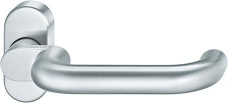 FSB PT-Standflügeldrücker, 06 1070,m. Ros.,oval,F69 Produktbild FSB PT-Standflügeldrücker, 06 1070,m. Ros.,oval,F69