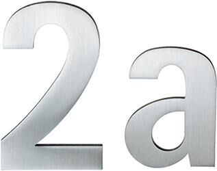 FSB Hausnummer 2, 0 38 4005,m.Gew.stift,F69 Produktbild FSB Hausnummer 2, 0 38 4005,m.Gew.stift,F69