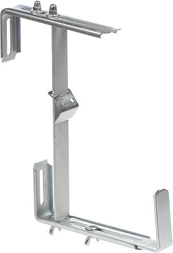 Alba-Krapf Balkonkastenhalter verstellb., verz., 3-fach Produktbild Alba-Krapf Balkonkastenhalter verstellb., verz., 3-fach