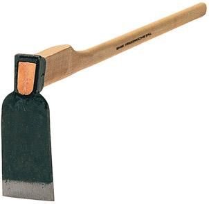 SHW Rheinische Hacke mit Einschnitt Gr.1, Eschenstiel 135 cm Produktbild SHW Rheinische Hacke mit Einschnitt Gr.1, Eschenstiel 135 cm