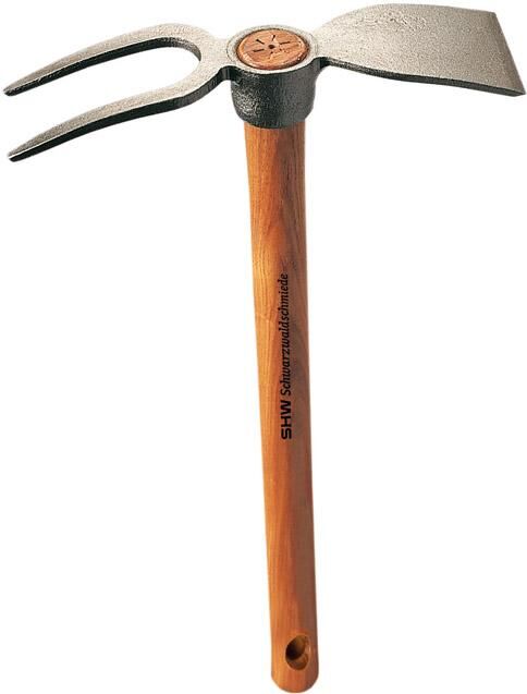 SHW Rex Häckchen mit Breitblatt 2 Zinken, Stiel 40 cm Produktbild SHW Rex Häckchen mit Breitblatt 2 Zinken, Stiel 40 cm