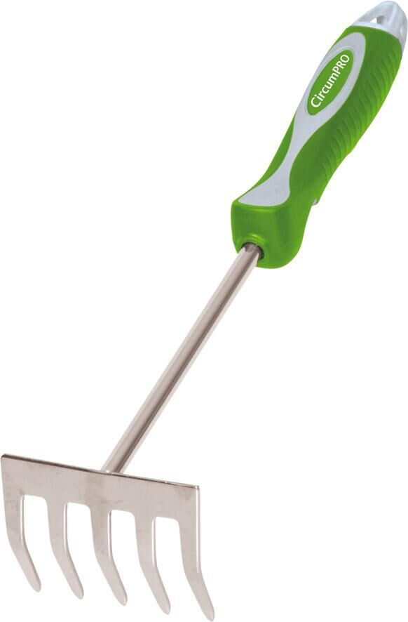 CircumPro Kleinrechen Edelstahl Ergo-Griff Produktbild CircumPro Kleinrechen Edelstahl Ergo-Griff