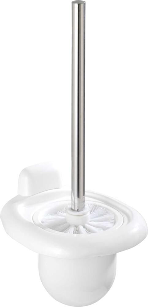 Wenko WC-Wandgarnitur Pure Kunststoff, weiß Produktbild Wenko WC-Wandgarnitur Pure Kunststoff, weiß