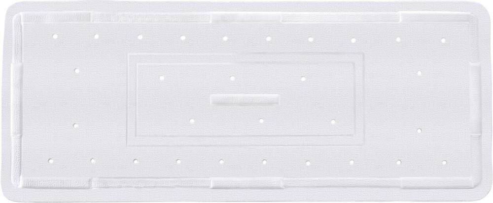 Wenko Wanneneinlage Florida weiß, B 90xT 36,5 cm Produktbild Wenko Wanneneinlage Florida weiß, B 90xT 36,5 cm