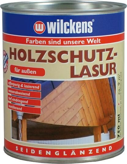 Wilckens Holzschutzlasur 750 ml, farblos Produktbild Wilckens Holzschutzlasur 750 ml, farblos