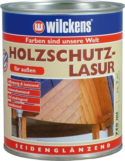 Wilckens Holzschutzlasur 750 ml, Nussbaum Produktbild Wilckens Holzschutzlasur 750 ml, Nussbaum