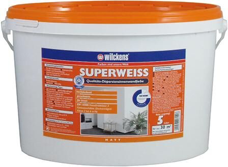 Wilckens Dispersionsfarbe Innen 5 l, superweiß Produktbild Wilckens Dispersionsfarbe Innen 5 l, superweiß