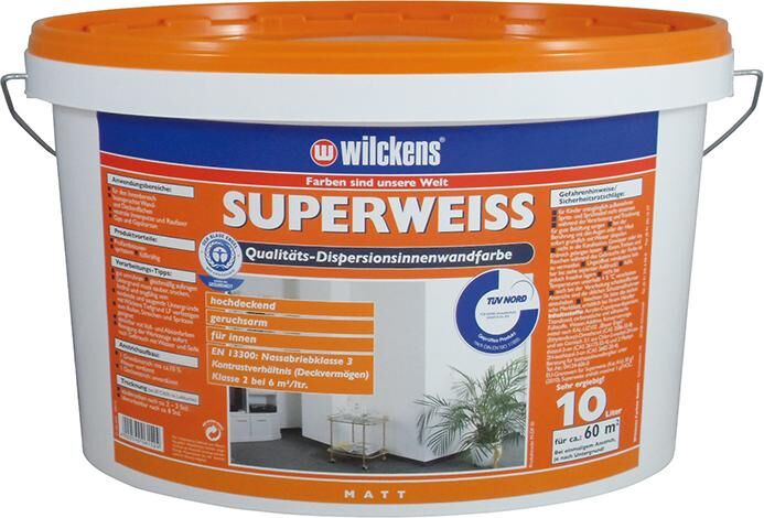 Wilckens Dispersionsfarbe Innen 10 l, superweiß Produktbild Wilckens Dispersionsfarbe Innen 10 l, superweiß