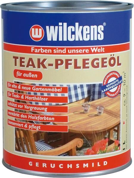 Wilckens Teak-Pflegeöl 1 l, farblos Produktbild Wilckens Teak-Pflegeöl 1 l, farblos