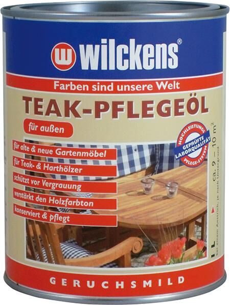 Wilckens Teak-Pflegeöl 1 l, Teak Produktbild Wilckens Teak-Pflegeöl 1 l, Teak