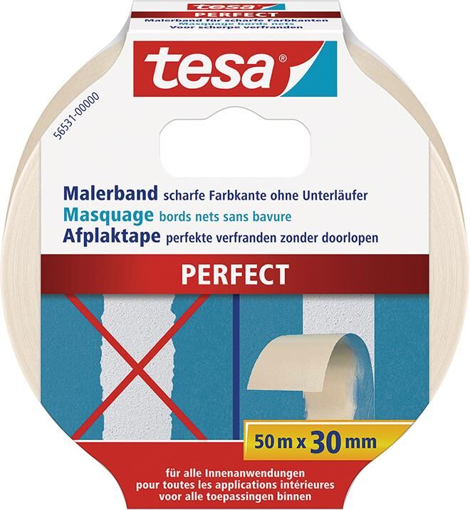 Tesa tesakrepp 50m x 30mm 56531 Perfect Produktbild Tesa tesakrepp 50m x 30mm 56531 Perfect