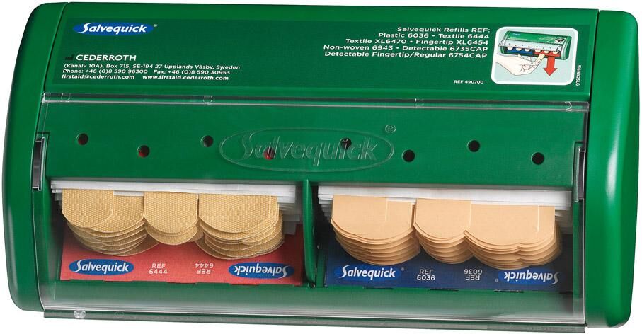 Cederroth  Pflasterspender Salvequick inclusive Refill Produktbild Cederroth  Pflasterspender Salvequick inclusive Refill