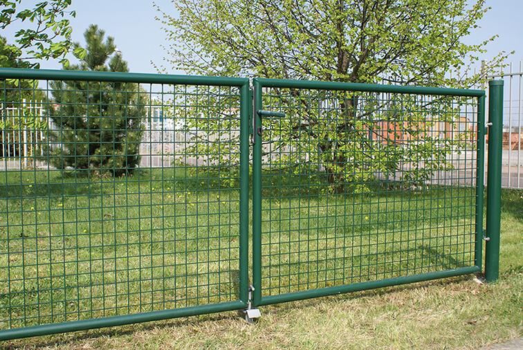 Gartentor grün-besch. 2-flügelig 3000x1000 Produktbild Gartentor grün-besch. 2-flügelig 3000x1000