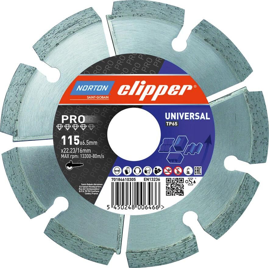 Norton Clipper Mörtelräumer TP 125 x 6,5 mm Produktbild Norton Clipper Mörtelräumer TP 125 x 6,5 mm