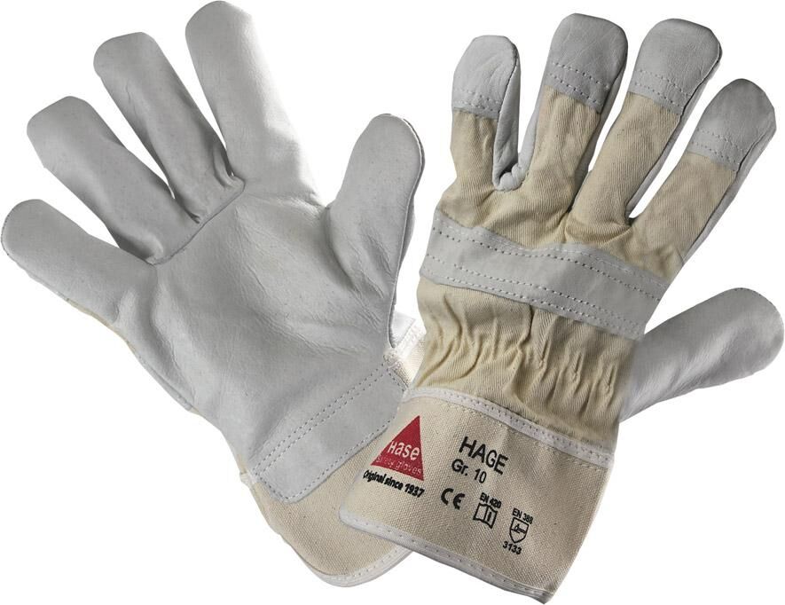 Hase Safety Gloves Handschuh Hage Rindvollleder Gr. 10 Produktbild Hase Safety Gloves Handschuh Hage Rindvollleder Gr. 10