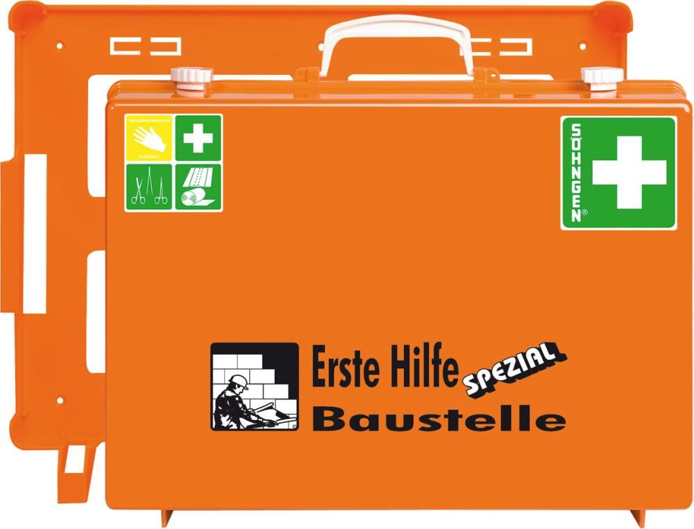 Söhngen Erste Hilfe Koffer Spezial MT-CD Baustelle orange Produktbild Söhngen Erste Hilfe Koffer Spezial MT-CD Baustelle orange
