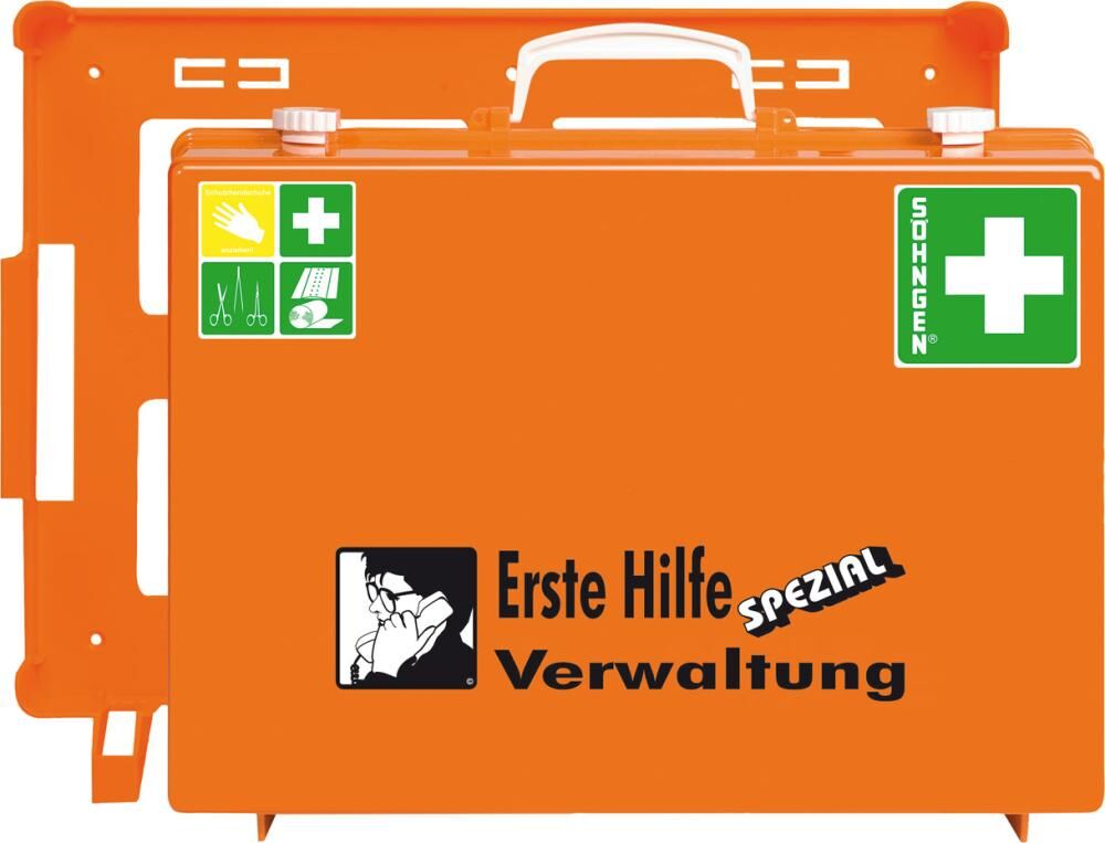 Söhngen Erste Hilfe Koffer Spezial MT-CD Verwaltung orange Produktbild Söhngen Erste Hilfe Koffer Spezial MT-CD Verwaltung orange