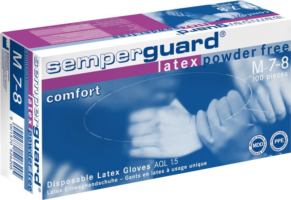 Semperit Handschuh Semperguard 443 Latex Gr. L Box a 100 Stück Semperit Handschuh Semperguard 443 Latex Gr. L Box a 100 Stück