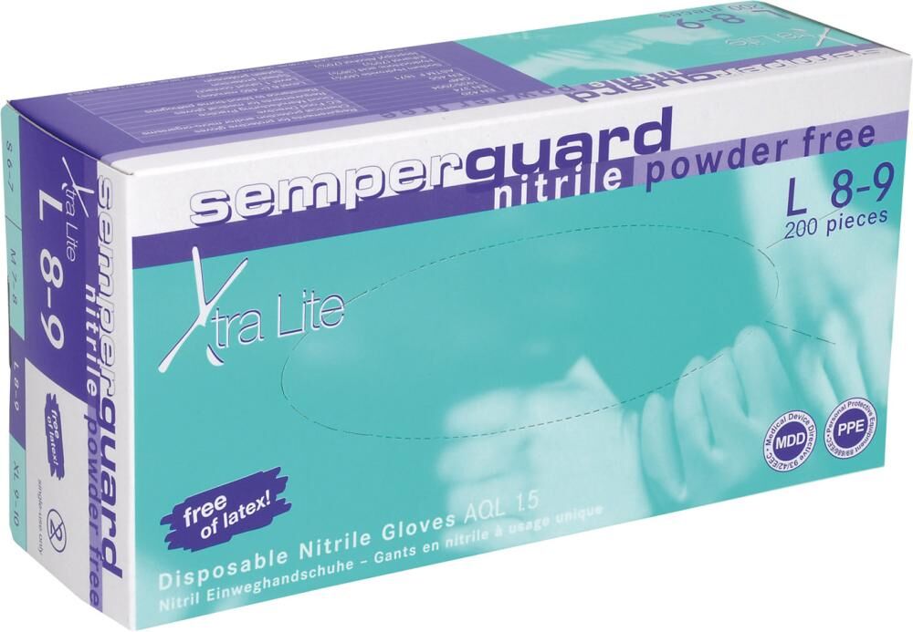 Semperit Handschuh Semperguard 446 Latex Gr. M Box a 100 Stück Semperit Handschuh Semperguard 446 Latex Gr. M Box a 100 Stück