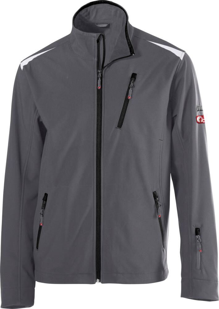 Fortis Softshelljacke Performance 24 grau schwarz Gr.XXL Produktbild Fortis Softshelljacke Performance 24 grau schwarz Gr.XXL