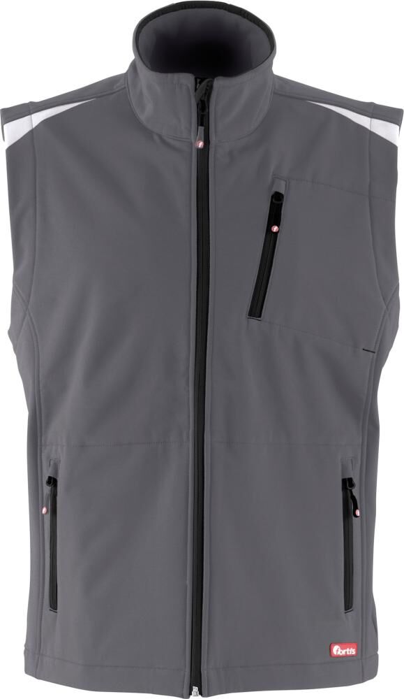 Fortis Herren Weste Premium 24 grau schwarz Gr.L Produktbild Fortis Herren Weste Premium 24 grau schwarz Gr.L