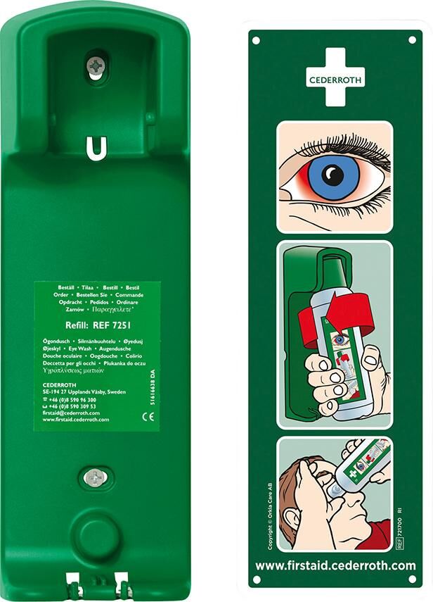 Cederroth  Wandhalterung für Augenspülung Produktbild Cederroth  Wandhalterung für Augenspülung