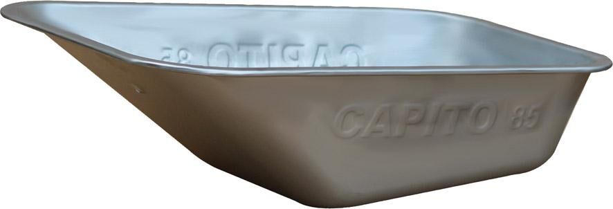 Capito Mulde 85 Liter für Praktica verzinkt gelocht 1 mm Produktbild Capito Mulde 85 Liter für Praktica verzinkt gelocht 1 mm