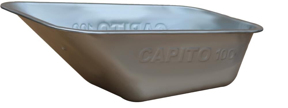 Capito Mulde 100 Liter für Eurocar 100 verzinkt gelocht 1,0 mm Produktbild Capito Mulde 100 Liter für Eurocar 100 verzinkt gelocht 1,0 mm