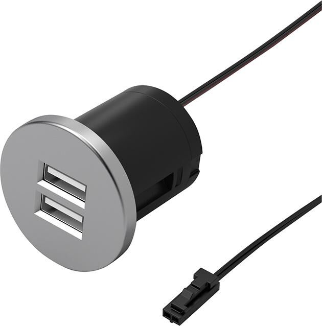 Magic USB Einbau-Doppelsteckdo.Ausgang 5V max. 2100mA Produktbild Magic USB Einbau-Doppelsteckdo.Ausgang 5V max. 2100mA