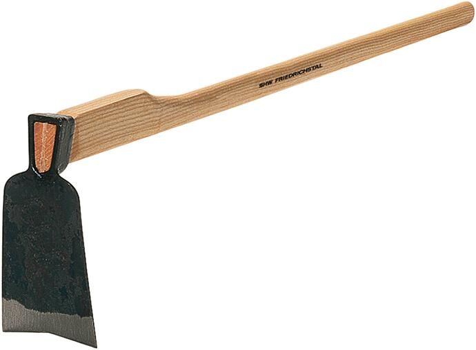 SHW Rheinische Hacke mit Einschnitt Gr.1, Eschenstiel 135 cm Produktbild SHW Rheinische Hacke mit Einschnitt Gr.1, Eschenstiel 135 cm bild 2