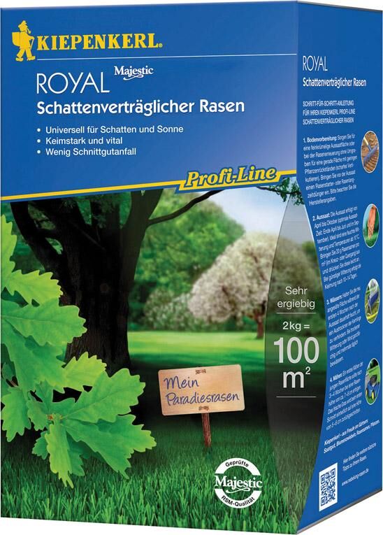 Kiepenkerl Schattenverträgl. Rasen Profi-Line Royal 2kg Produktbild Kiepenkerl Schattenverträgl. Rasen Profi-Line Royal 2kg