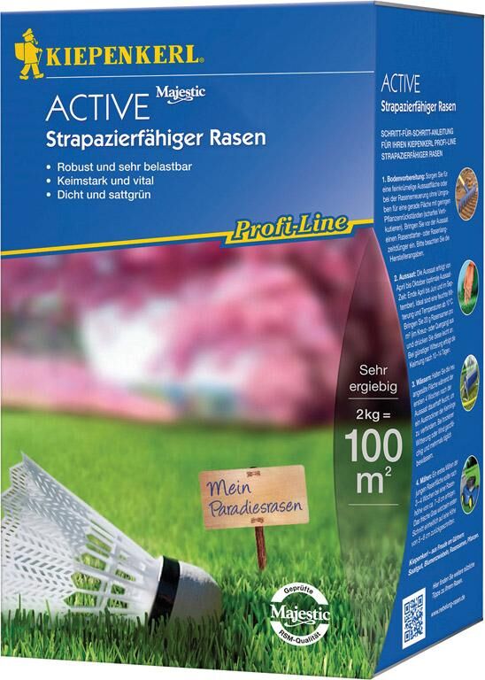 Kiepenkerl Strapazier-Rasen 2 kg Profi-Line Active Produktbild Kiepenkerl Strapazier-Rasen 2 kg Profi-Line Active