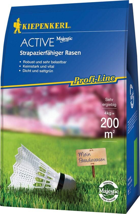 Kiepenkerl Strapazier-Rasen 4 kg Profi-Line Active Produktbild Kiepenkerl Strapazier-Rasen 4 kg Profi-Line Active