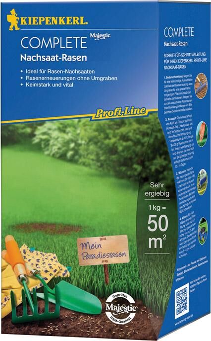 Kiepenkerl Nachsaat-Rasen 1 kg Profi-Line Complete Produktbild Kiepenkerl Nachsaat-Rasen 1 kg Profi-Line Complete
