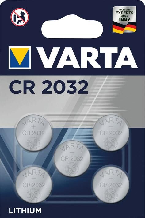 VARTA Batterie ELECTRO CR2032 5er Blister Produktbild VARTA Batterie ELECTRO CR2032 5er Blister