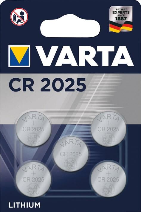 VARTA Batterie ELECTRO CR2025 5er Bliste VARTA Batterie ELECTRO CR2025 5er Blister
