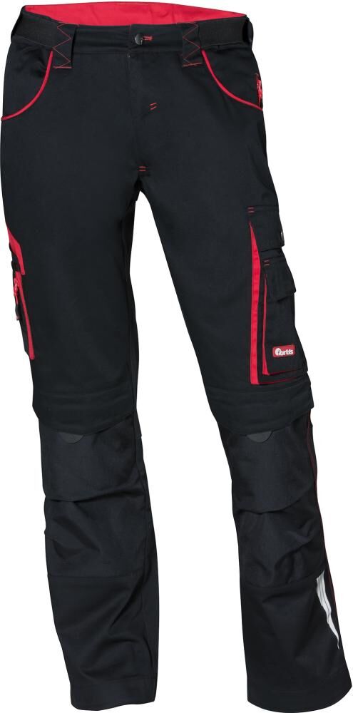 Fortis Herren Bundhose Performance 24 schwarz rot Gr.29 Produktbild Fortis Herren Bundhose Performance 24 schwarz rot Gr.29