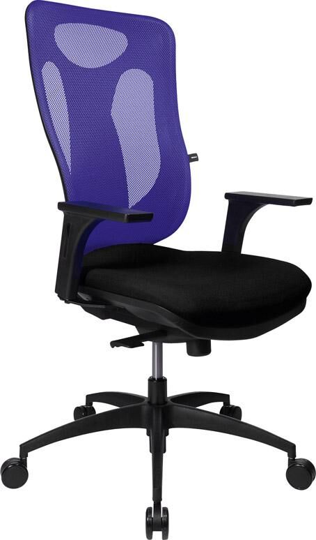 Bürodrehstuhl NetPro 100 blau Produktbild Bürodrehstuhl NetPro 100 blau bild 4
