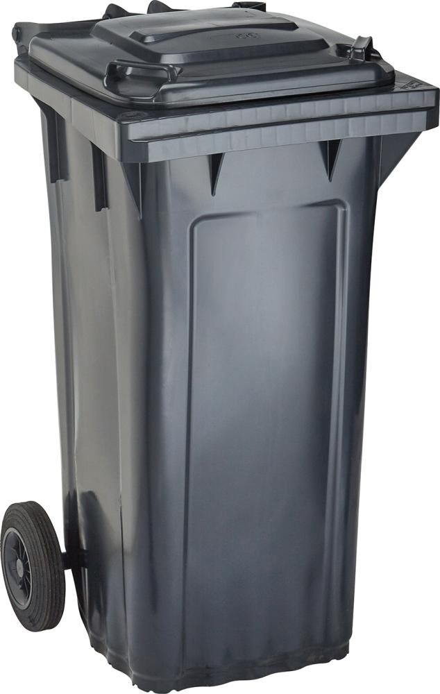 OPV Großmülltonne WAVE 120 Liter Grau Produktbild OPV Großmülltonne WAVE 120 Liter Grau