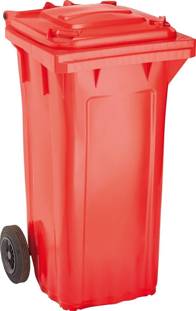 OPV Großmülltonne WAVE 120 Liter Rot Produktbild OPV Großmülltonne WAVE 120 Liter Rot