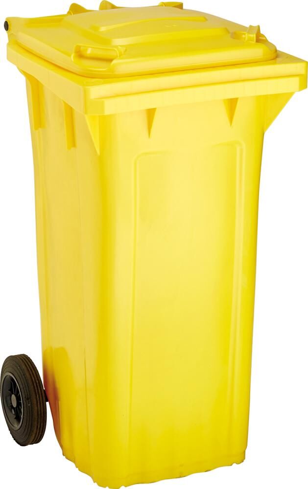 OPV Großmülltonne WAVE 120 Liter Gelb Produktbild OPV Großmülltonne WAVE 120 Liter Gelb