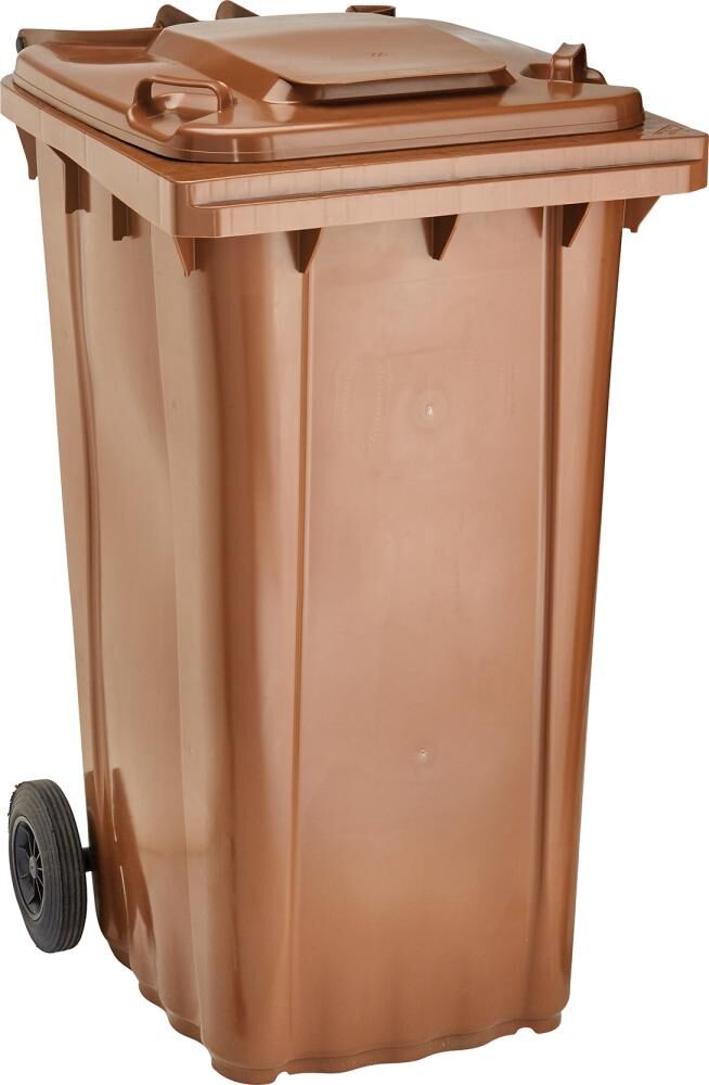 OPV Großmülltonne WAVE 240 Liter Braun Produktbild OPV Großmülltonne WAVE 240 Liter Braun