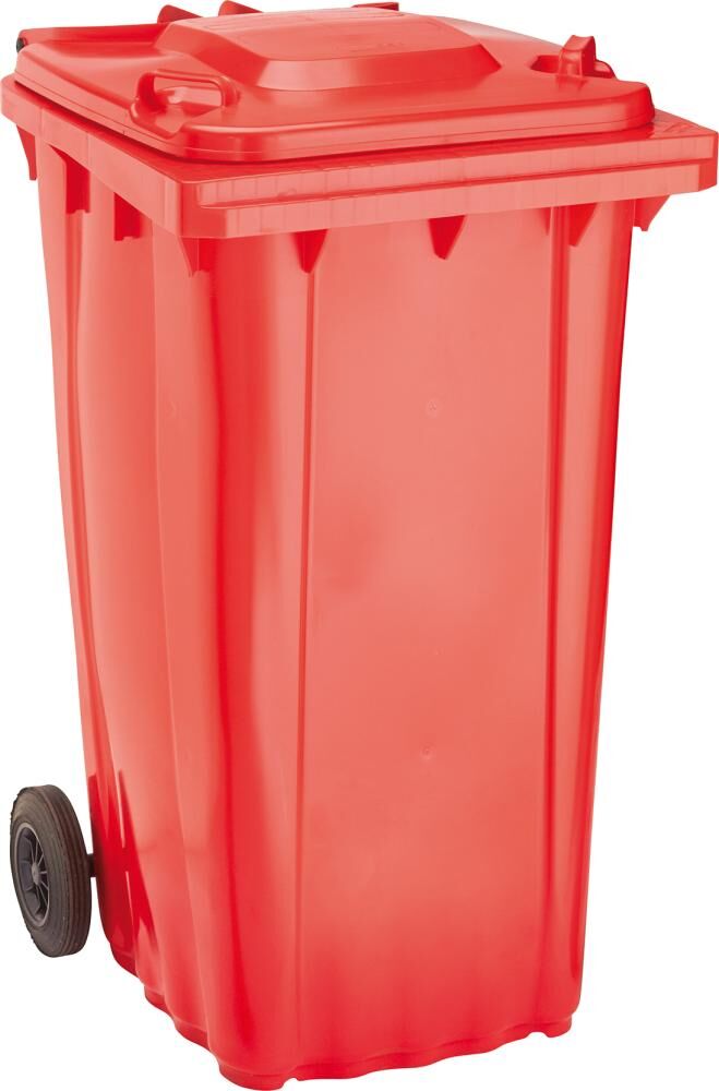 OPV Großmülltonne WAVE 240 Liter Rot Produktbild OPV Großmülltonne WAVE 240 Liter Rot