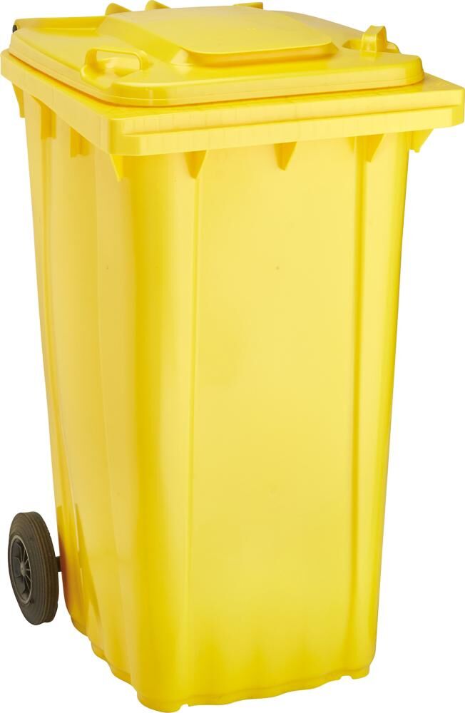OPV Großmülltonne WAVE 240 Liter Gelb Produktbild OPV Großmülltonne WAVE 240 Liter Gelb