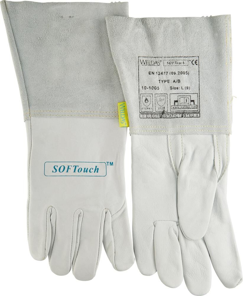 WELDAS WIG-Hands. Kalbsleder Gr. L 1Paar Produktbild WELDAS WIG-Hands. Kalbsleder Gr. L 1Paar