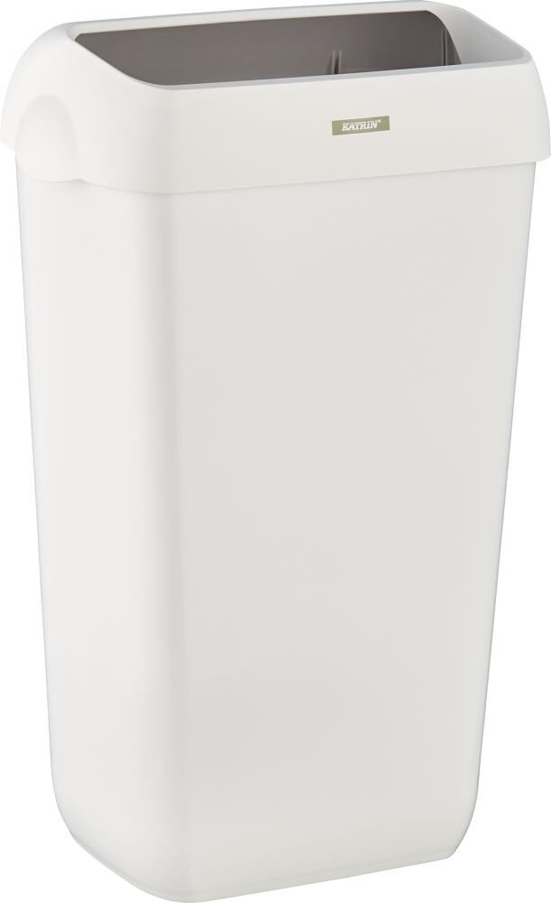 Katrin Abfalleimer 25 Liter mit Deckel weiss Produktbild Katrin Abfalleimer 25 Liter mit Deckel weiss