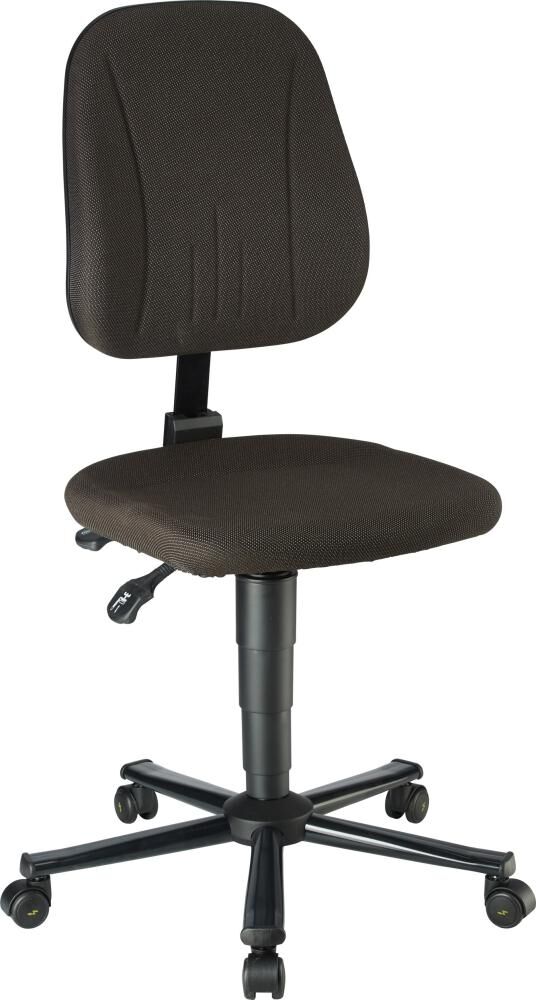 Bimos Stuhl ESD Unitec 2 Stoff schwarz Rollen Produktbild Bimos Stuhl ESD Unitec 2 Stoff schwarz Rollen