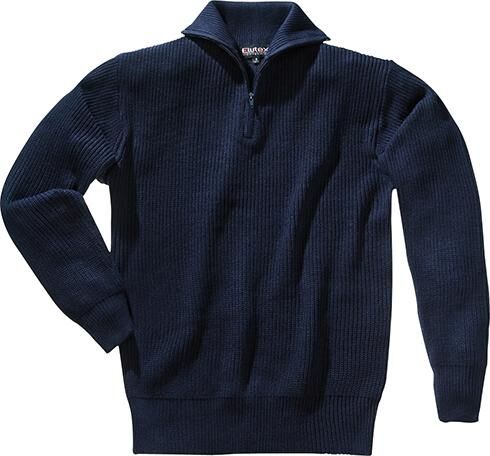 Troyer Pullover mit Reißverschluss marine Gr. M Produktbild Troyer Pullover mit Reißverschluss marine Gr. M