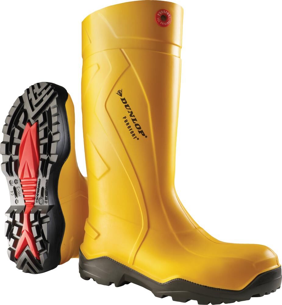 Dunlop Stiefel PurofortPlus S5 Gr.49/50 gelb Produktbild Dunlop Stiefel PurofortPlus S5 Gr.49/50 gelb